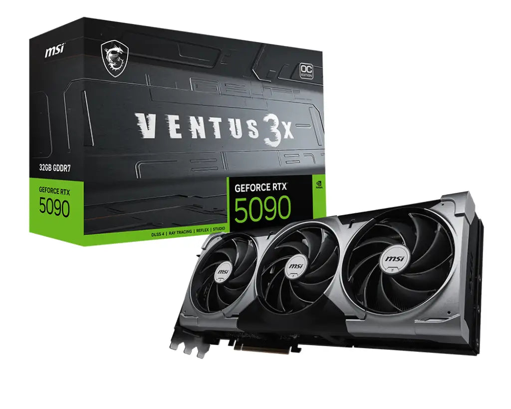 MSI NVIDIA GeForce RTX 5090 32G VENTUS 3X OC GDDR7 Graphics Card