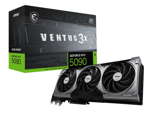 MSI NVIDIA GeForce RTX 5090 32G VENTUS 3X OC GDDR7 Graphics Card