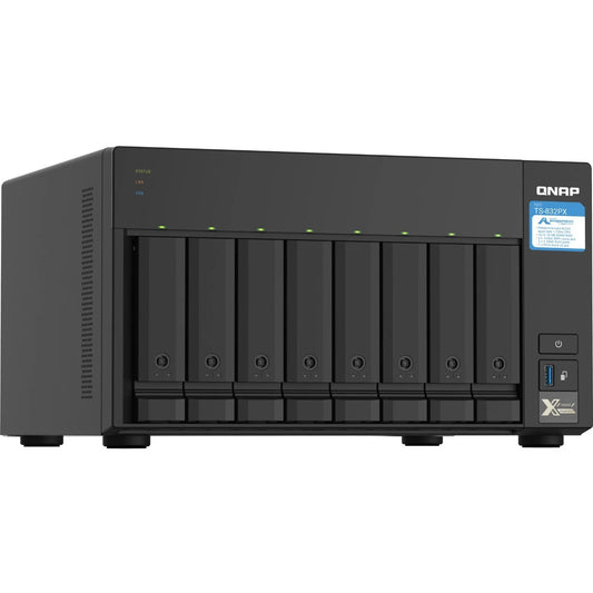 QNAP TS-832PX-4G Desktop NAS With 110TB HDD