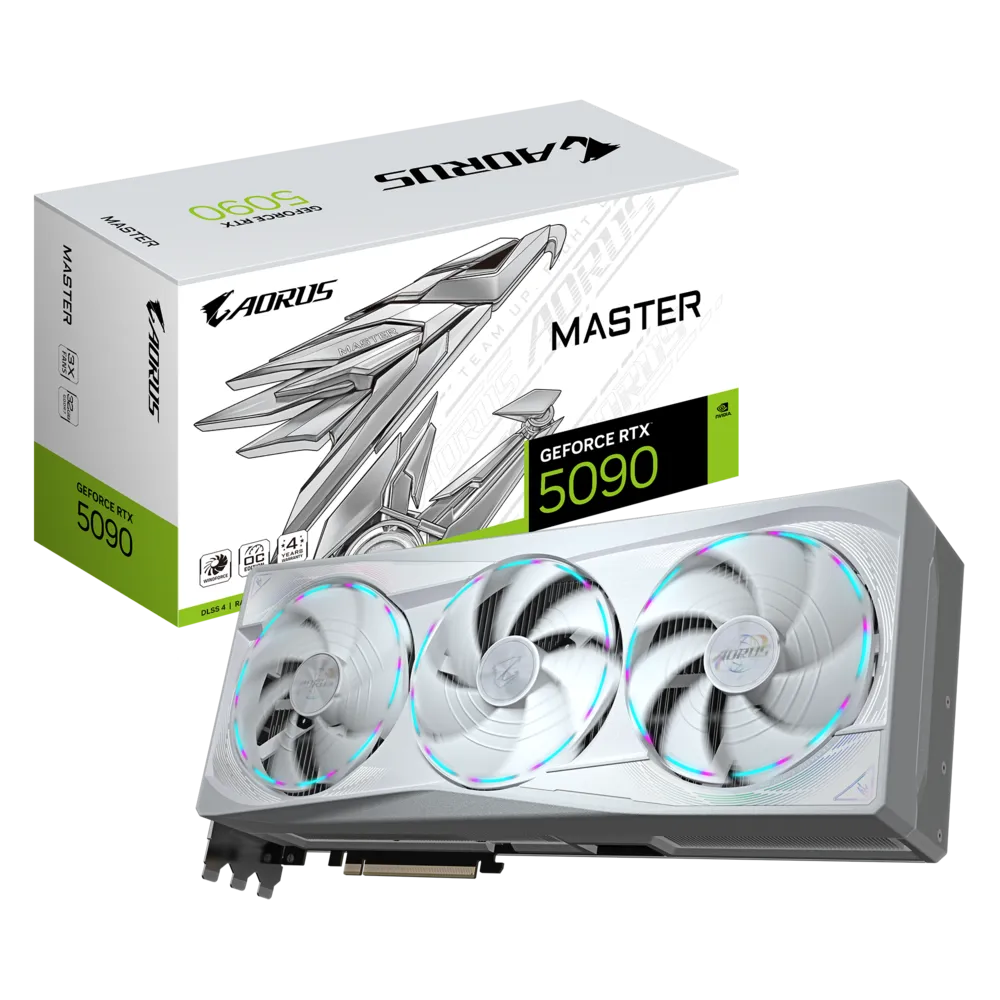 Gigabyte GeForce RTX 5090 AORUS MASTER ICE 32GB GDDR7 Graphics Card